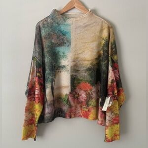 Anthropologie Pilcro Alani Cashmere Sweater Relaxed Fit Sz M NWT